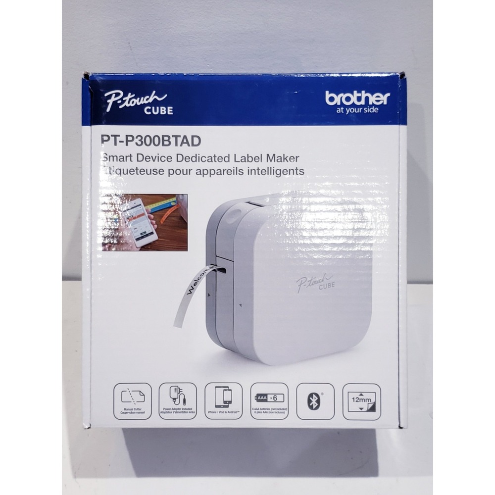 Brother P-touch PT-P300BT Thermal Transfer Printer - New in Open Box